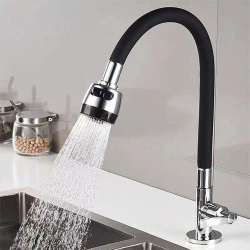 360° Bendable Silicone Tap Extension Faucet Nozzle – Soft & Shower water