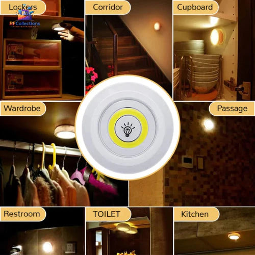 3W COB LED Wireless Under Cabinet Light with Remote