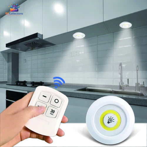 3W COB LED Wireless Under Cabinet Light with Remote