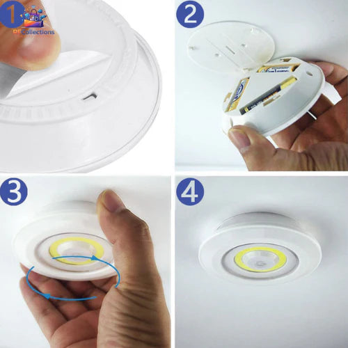 3W COB LED Wireless Under Cabinet Light with Remote